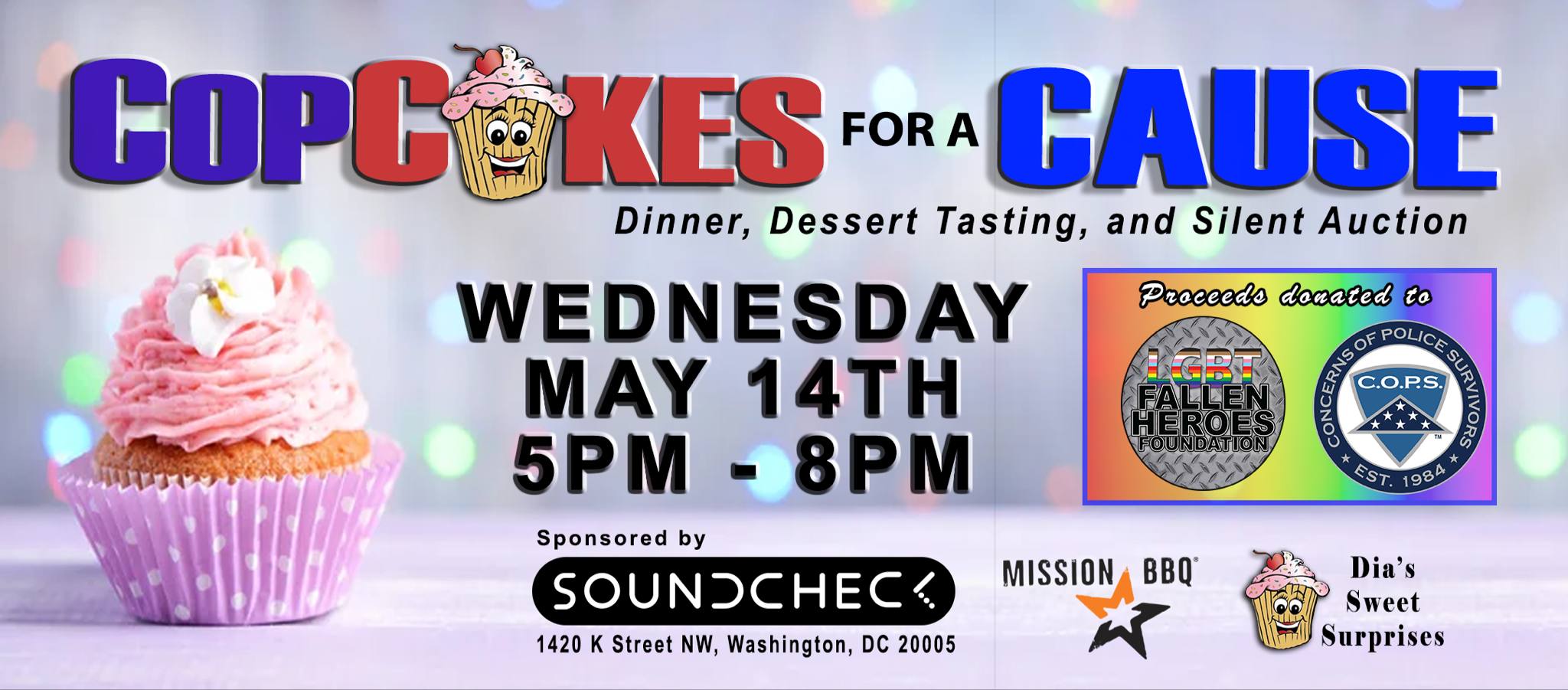 CopCakes For A Cause Flyer
